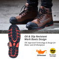 CE S3 Heavy Duty Water proof Leather Men Safety Shoes, Tuff Quality Composite Plastic Toe Industrial Work Boots